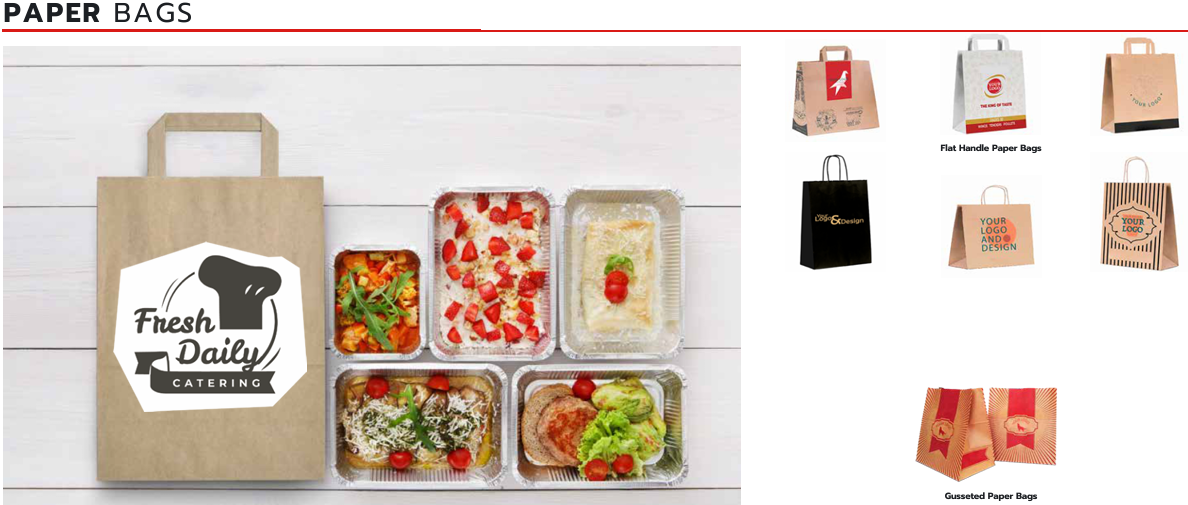 twisted handle & flat handle bags